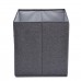 12 Inch Storage Cubes Fabric Organizer Bins Boxes with Leather Handles