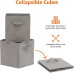 Collapsible Fabric Storage Cubes Organizer with Handles