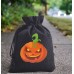 Jute Drawstring Linen Flax Packaging Bag for Halloween Decoration