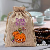 eco friendly Halloween festival gift shopping jute bag