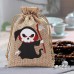 Custom Logo Halloween Party Drawstring Pouch Cute jute bags