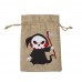 Custom Logo Halloween Party Drawstring Pouch Cute jute bags