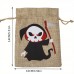 Custom Logo Halloween Party Drawstring Pouch Cute jute bags