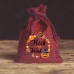 Customize Halloween Pumpkin Lights Gift Jute Bag