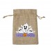  Jute Gift Pouch Bags Halloween Candy Bag