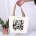 Green handbag blank print personality text letters DIY