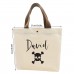 Blank printed text handbag personalized customization