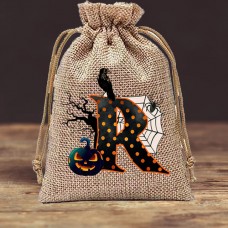 Jute rope gift bag Snack bag Halloween party bag