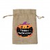 Reusable Halloween twine candy bag Pull string gift bag