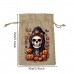 Reusable Halloween twine candy bag Pull string gift bag