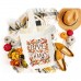 Hand-held DIY Thanksgiving gift in blank canvas bag