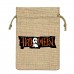 Halloween Style Drawstring Jute Pouch Bag 