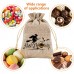 Halloween Style Drawstring Jute Pouch Bag 