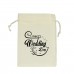 Wedding party gift bag DIY blank Custom logo Flower and wine