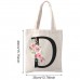 Carry-on canvas bag Custom A-Z 26 letter bachelor party cotton bag