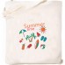 Summer beach DIY canvas bag blank custom pattern