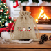 Custom Christmas drawstring bag DIY LOGO bag 