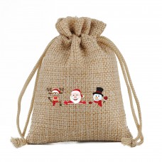 Custom Christmas drawstring bag DIY LOGO bag 