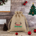 Christmas snack bag small drawstring bag custom LOGO 