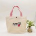 Blank cotton bag hand-held DIY summer beach bag 