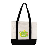 Beach canvas Bag Summer portable colorful printed bag