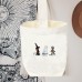 Halloween Fun Gift Bag Canvas Bag Ghost Zombie Horror tote bag