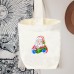 Christmas canvas tote bag ladies casual environmental printed LOGO
