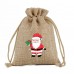 Christmas drawstring custom size logo bag