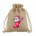 Christmas candy bag draw string blank DIY