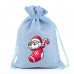 Christmas candy bag draw string blank DIY