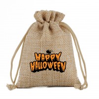 Custom Logo Halloween Drawstring Pouch Cute Candy Bags 