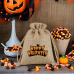 Custom Logo Halloween Drawstring Pouch Cute Candy Bags 