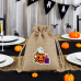 Jute drawstring bundle pocket Halloween candy Gift bag 