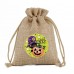 Personalized pull string bag Jute Blank Custom Halloween 