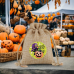 Personalized pull string bag Jute Blank Custom Halloween 