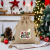 Drawstring Bag Holiday Gift Pouch with Christmas