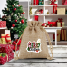 Drawstring Bag Holiday Gift Pouch with Christmas