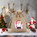 Personalized Christmas drawstring sack candy gift bag DIY